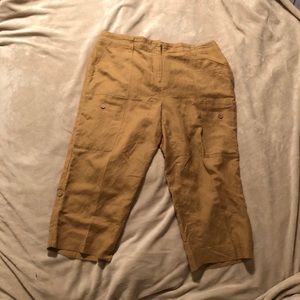 Ruby Rd. Linen capris